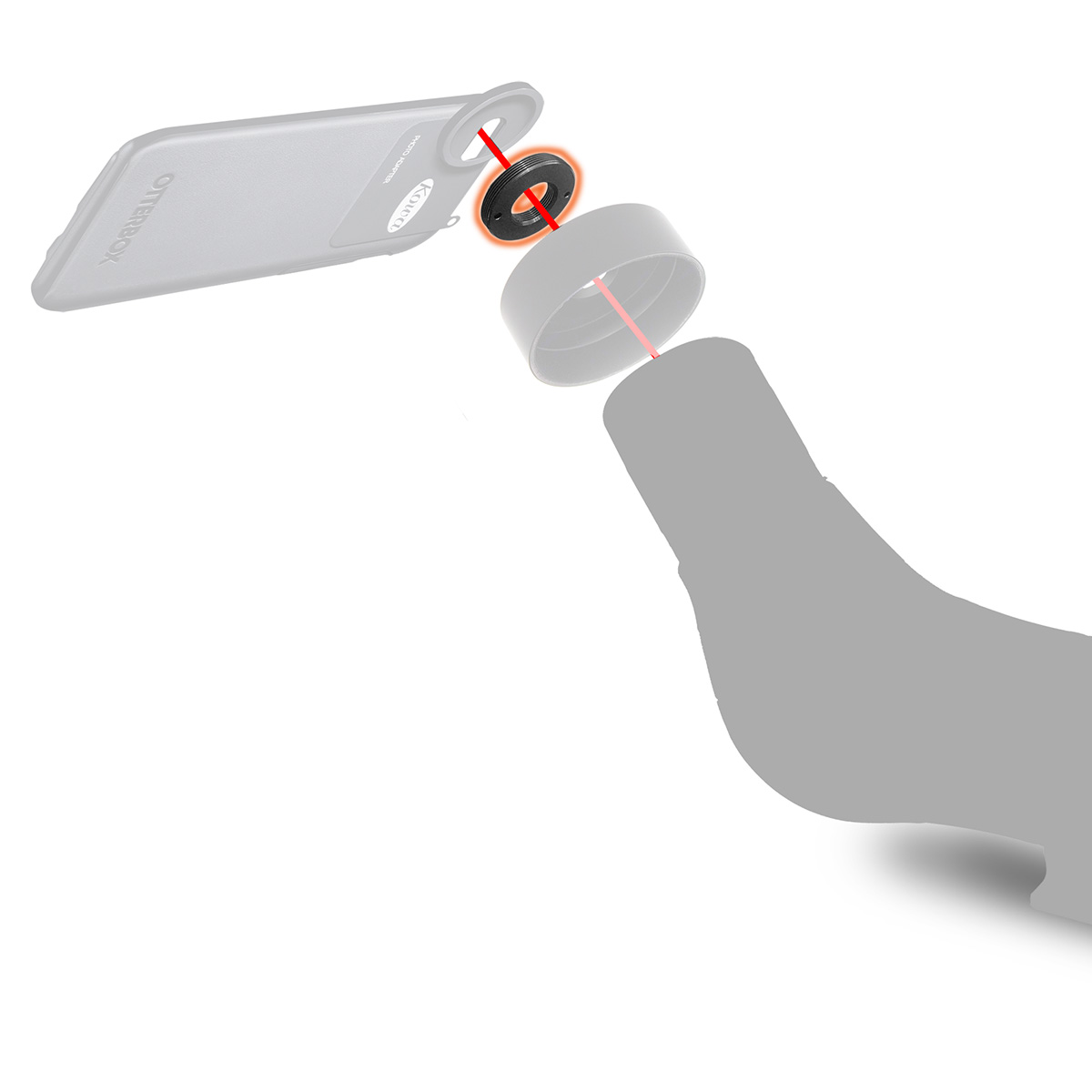 Kowa Adapterscheibe M30 auf Zeiss M13